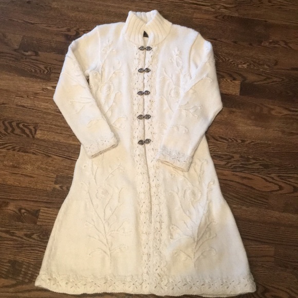 Peruvian alpaca sweater jacket - Picture 5 of 7